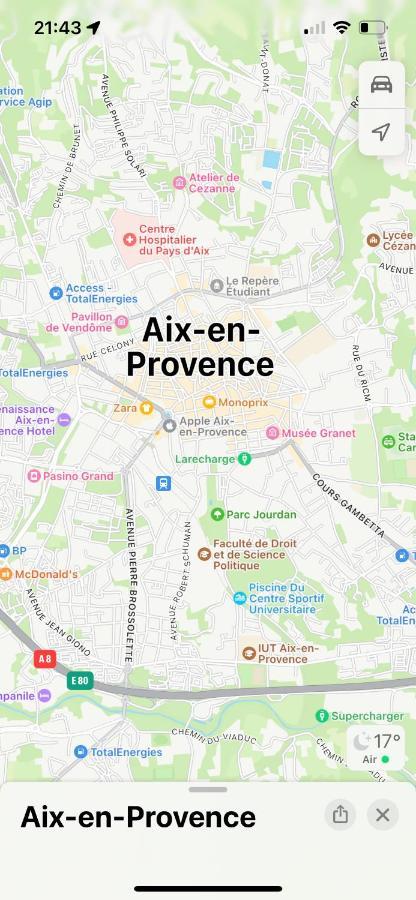 Aix-En-Provence, Charmant Studio Proche Toutes Comodites Et Axes Routiers, Linges Fournis エクステリア 写真